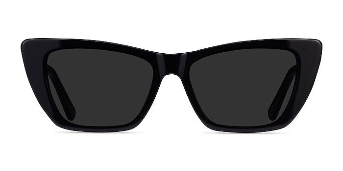 Milla Black Acetate Sunglass Frames from EyeBuyDirect