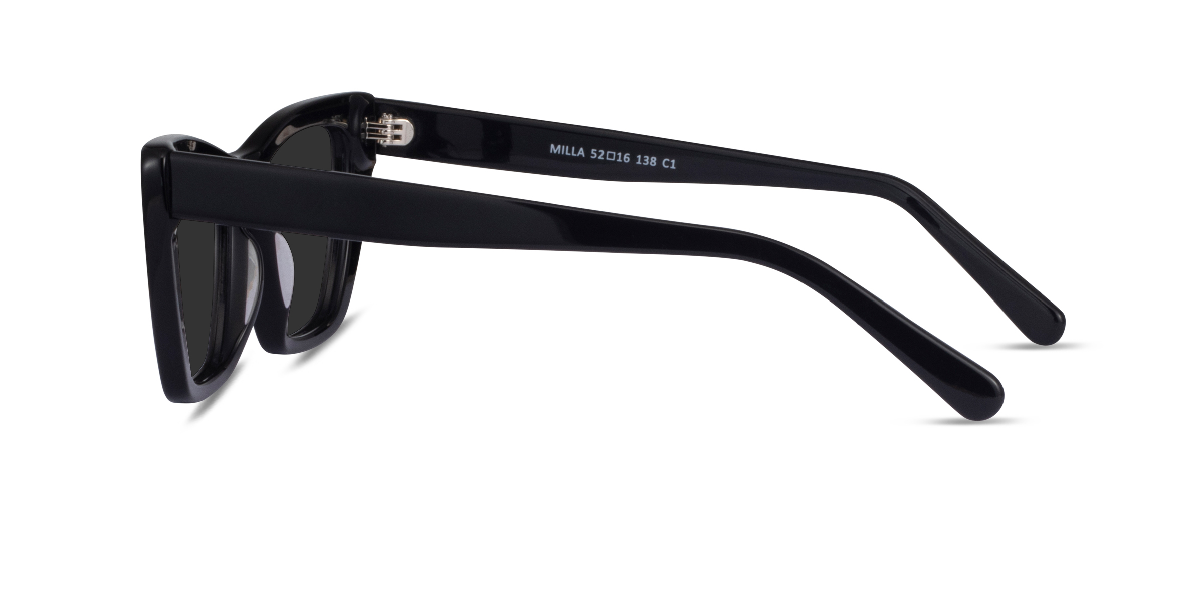 Milla - Cat Eye Black Frame Sunglasses For Women | Eyebuydirect