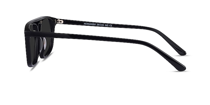 Hernando Black Acetate Sunglass Frames from EyeBuyDirect