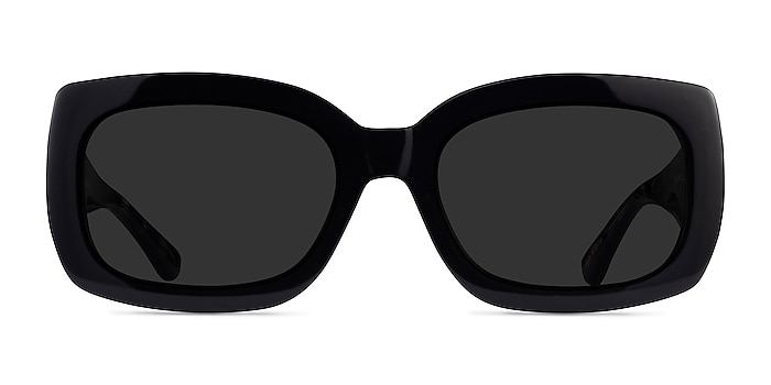 Courteney Black Acetate Sunglass Frames from EyeBuyDirect