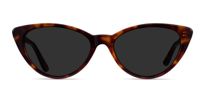 Jolie Brown Tortoise Acetate Sunglass Frames from EyeBuyDirect