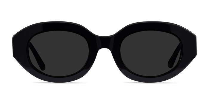 Swan Black Acetate Sunglass Frames from EyeBuyDirect