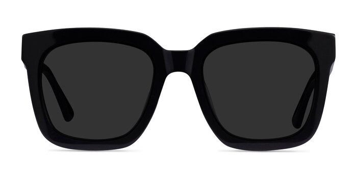 Los Angeles Black Acetate Sunglass Frames from EyeBuyDirect