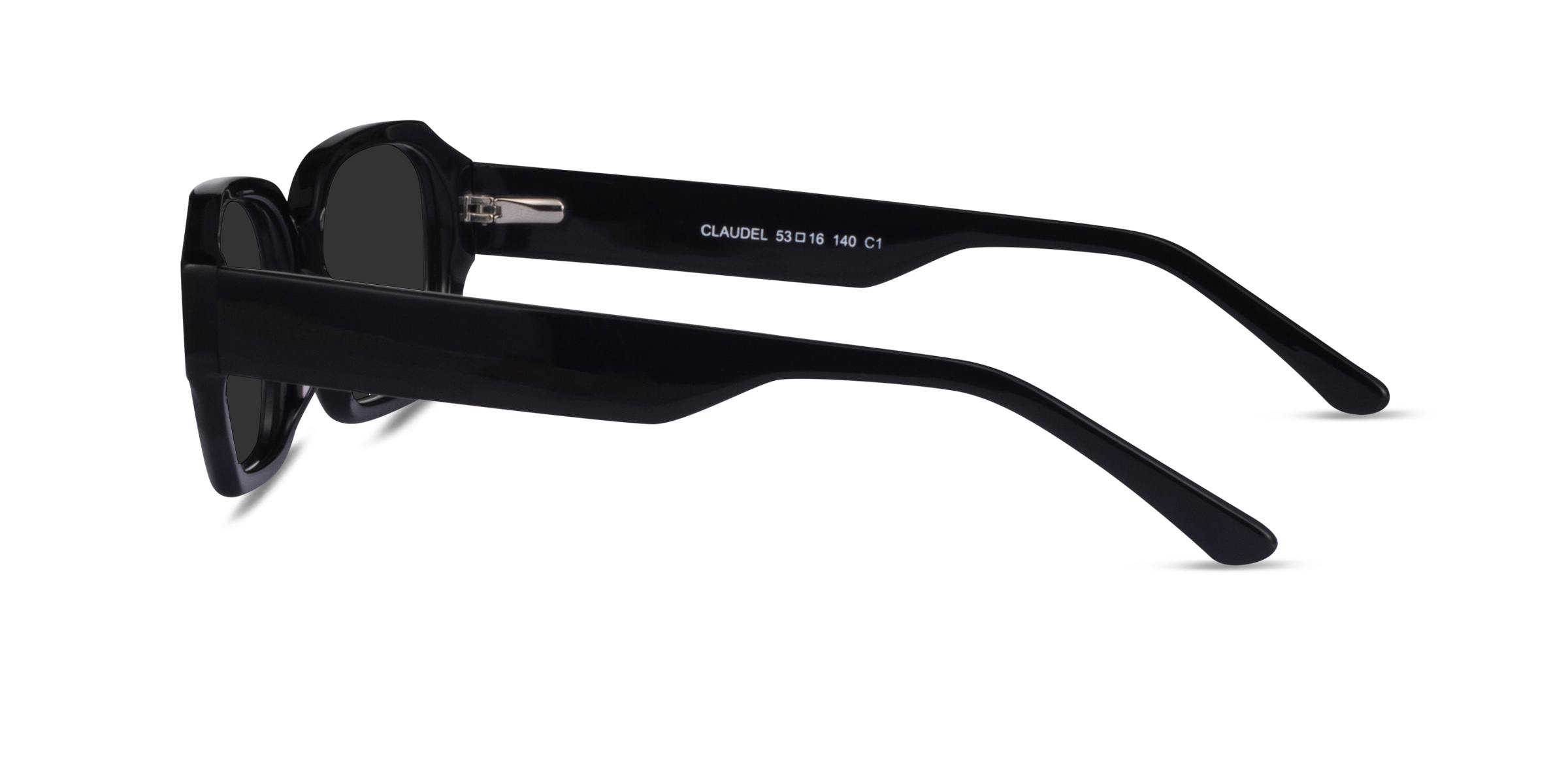 Claudel - Geometric Black Frame Prescription Sunglasses | Eyebuydirect
