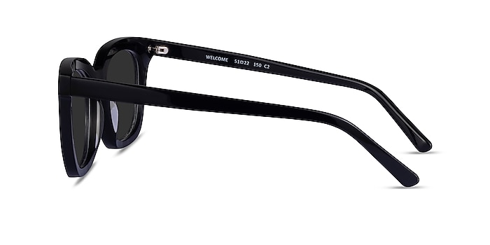 Welcome Black Acetate Sunglass Frames from EyeBuyDirect