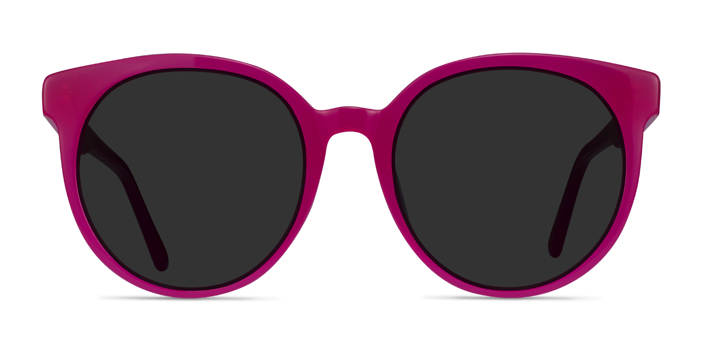 Lustre - Round Pink Frame Sunglasses For Women | Eyebuydirect