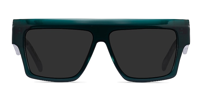 Starship Dark Green Gray Acetate Sunglass Frames from EyeBuyDirect