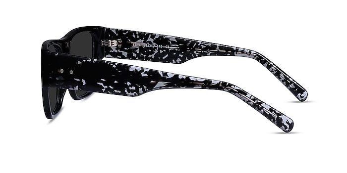 Espy Black Acetate Sunglass Frames from EyeBuyDirect