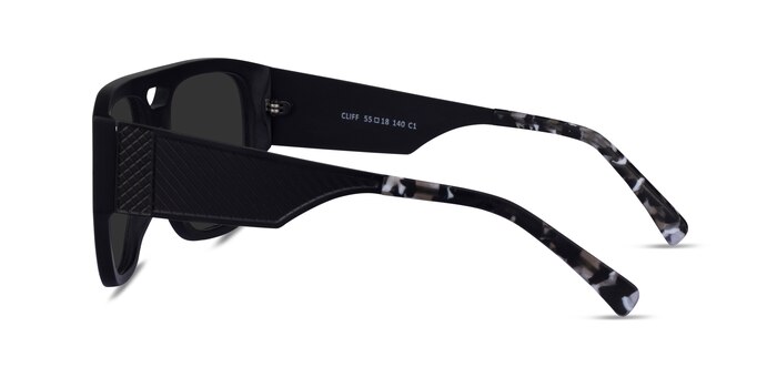 Cliff - Aviator Matte Black Frame Sunglasses For Men | Eyebuydirect