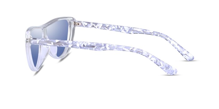 Oracle Clear Floral Acetate Sunglass Frames from EyeBuyDirect