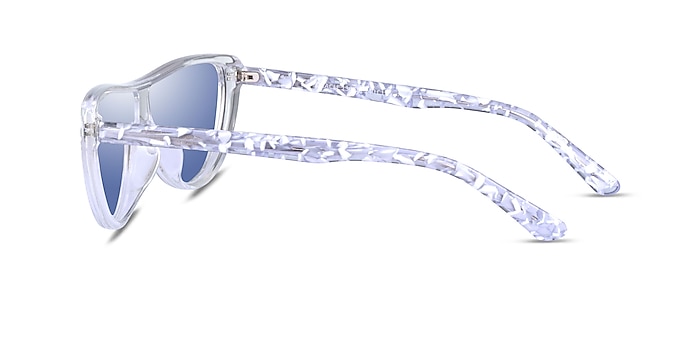 Oracle Clear Floral Acetate Sunglass Frames from EyeBuyDirect
