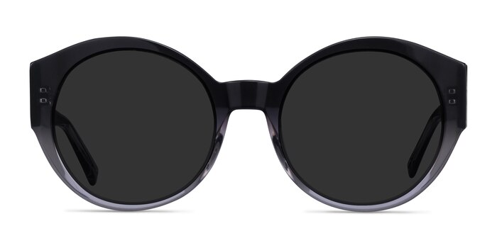 Trice Clear Black Clear Acetate Sunglass Frames from EyeBuyDirect