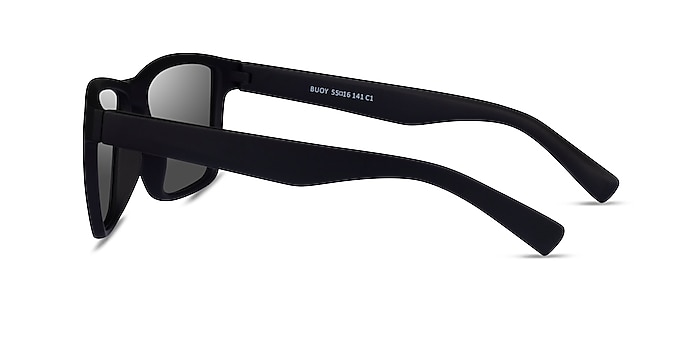 Buoy Black Gray Plastic Sunglass Frames from EyeBuyDirect