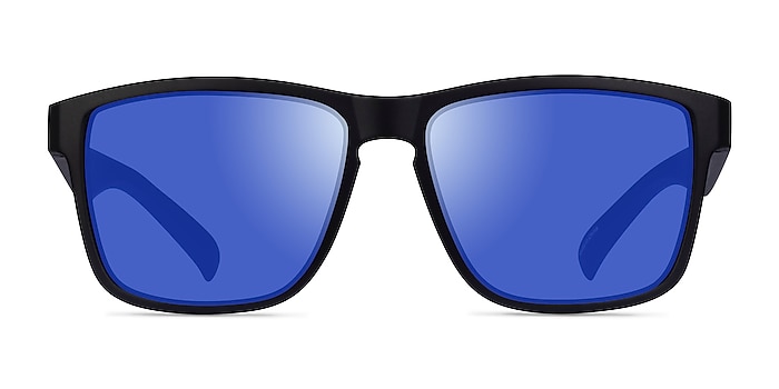 Tidal Black Blue Plastic Sunglass Frames from EyeBuyDirect