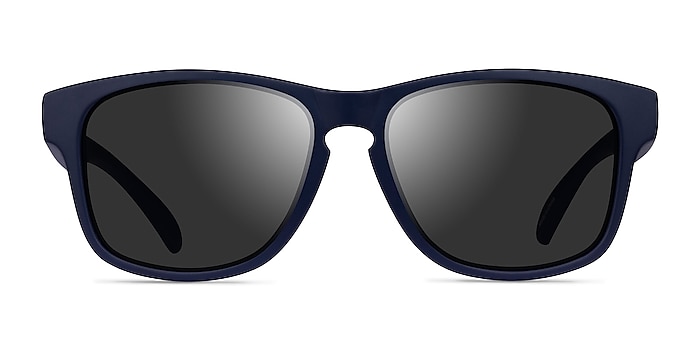 Crest Navy Gray Plastic Sunglass Frames from EyeBuyDirect
