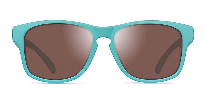 Maritime Turquoise Brown Plastic Sunglass Frames from EyeBuyDirect