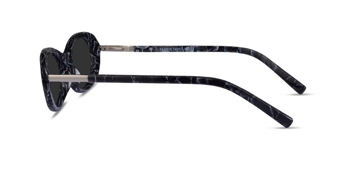 Perrin Black White Acetate Sunglass Frames from EyeBuyDirect