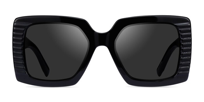 Avant Black Acetate Sunglass Frames from EyeBuyDirect