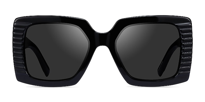 Avant Black Acetate Sunglass Frames from EyeBuyDirect