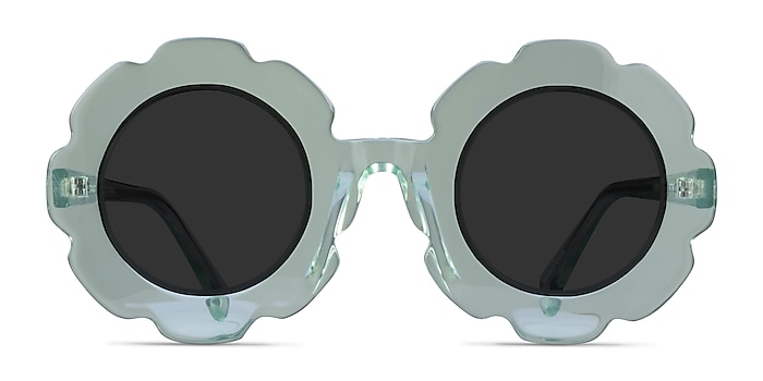Curious Clear Green Acetate Sunglass Frames from EyeBuyDirect