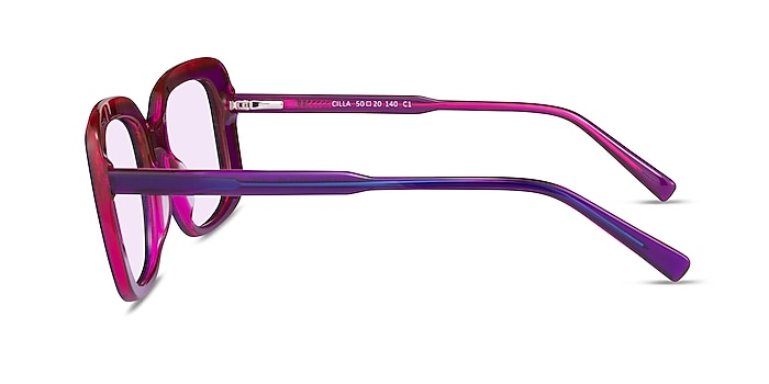 Cilla Crystal Purple Acetate Sunglass Frames from EyeBuyDirect