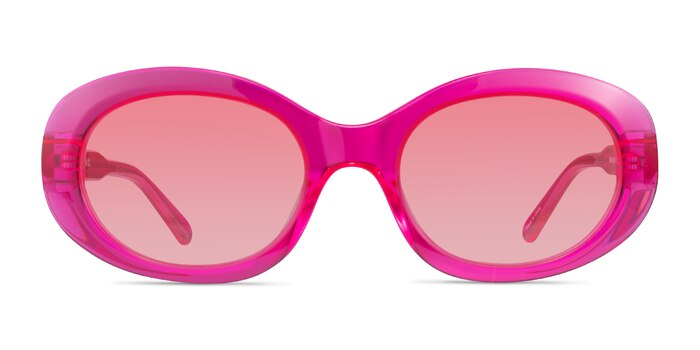 Dolly Crystal Fuchsia Pink Acétate Soleil de Lunette de vue d'EyeBuyDirect