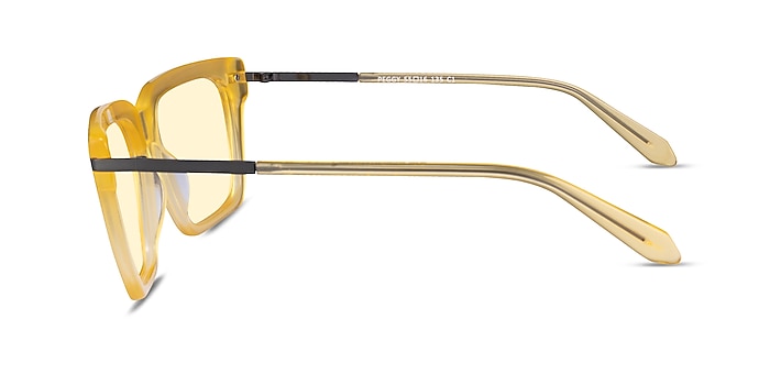 Peggy Milky Yellow Acetate Sunglass Frames from EyeBuyDirect