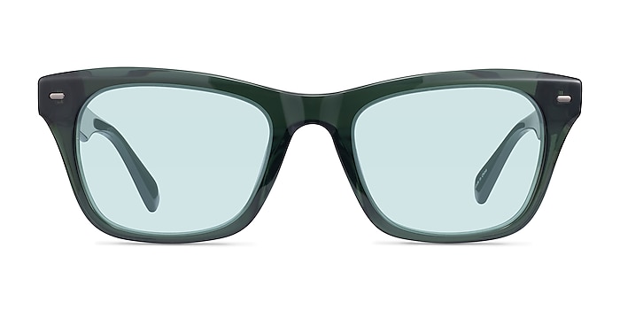 Kitt Crystal Green Acetate Sunglass Frames from EyeBuyDirect