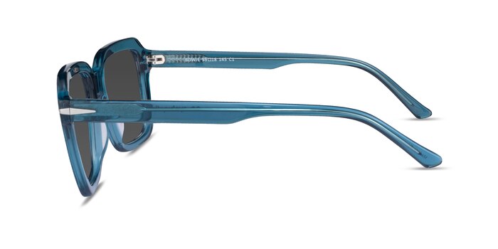 Bowie Crystal Blue Acetate Sunglass Frames from EyeBuyDirect