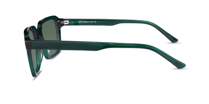 Nat Crystal Dark Green Acetate Sunglass Frames from EyeBuyDirect