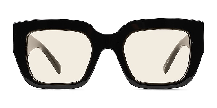 Plumarius Black Acetate Sunglass Frames from EyeBuyDirect
