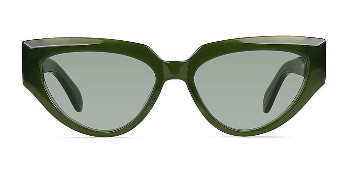 Aria Bilayer Green Acetate Sunglass Frames from EyeBuyDirect