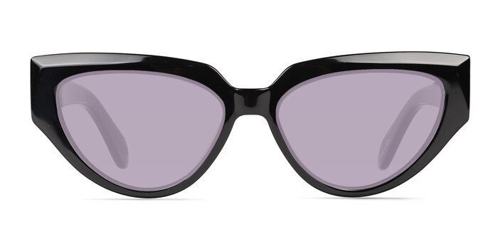 Aria - Cat Eye Black Frame Sunglasses For Women | Eyebuydirect