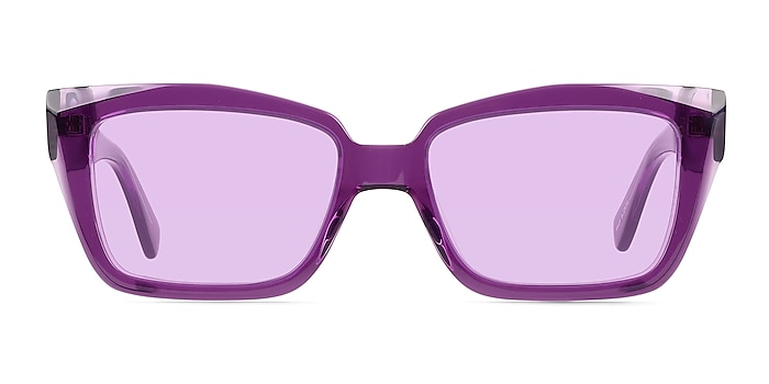 Lavendula Crystal Purple Acetate Sunglass Frames from EyeBuyDirect