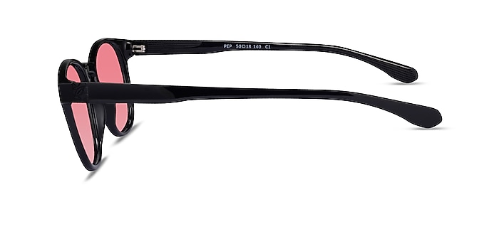 Pep Shiny Black Plastic Sunglass Frames from EyeBuyDirect