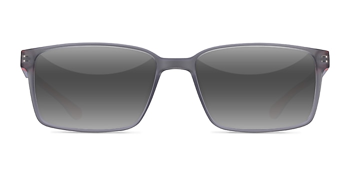 Strive Matt Crystal Gray Plastic Sunglass Frames from EyeBuyDirect