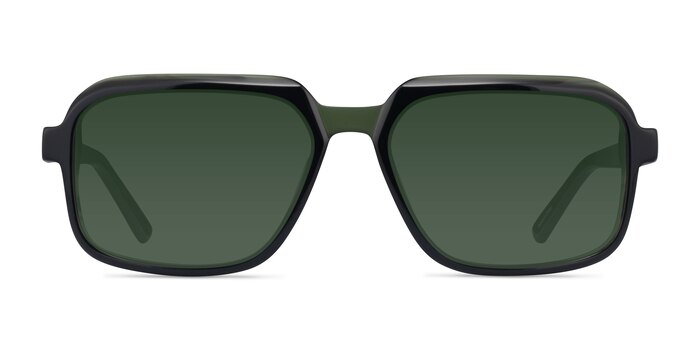 Social Green Acetate Sunglass Frames from EyeBuyDirect
