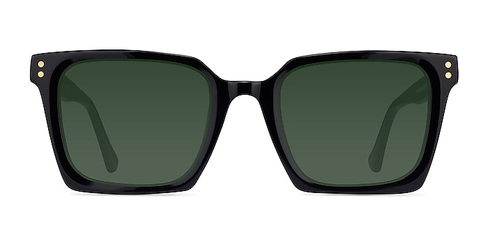 Cabana Solid Black Acetate Sunglass Frames from EyeBuyDirect