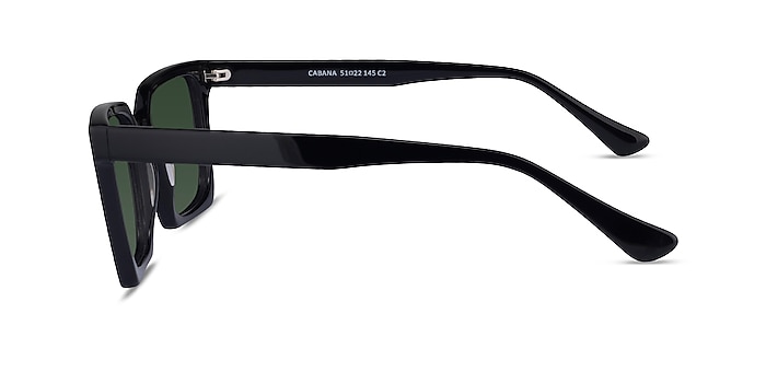 Cabana Solid Black Acetate Sunglass Frames from EyeBuyDirect