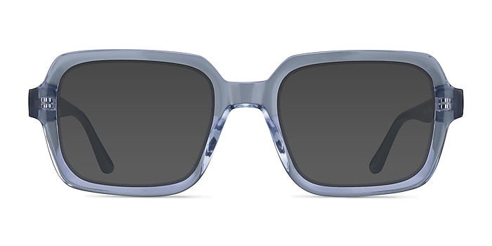Resort Clear Blue Acetate Sunglass Frames from EyeBuyDirect