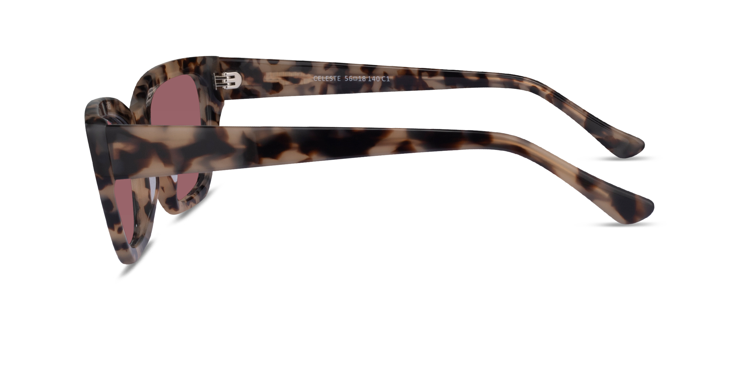 VISSLA I-SEA SUNGLASSES CATE TORTOISE PLUM POLARIZED LENS main image 1