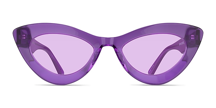 Francesca Crystal Purple Acetate Sunglass Frames from EyeBuyDirect