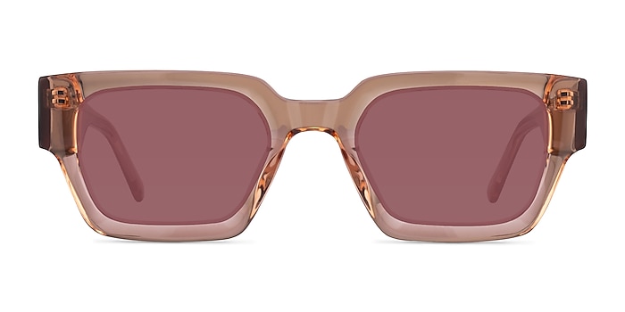 Pomade Translusant Peach Acetate Sunglass Frames from EyeBuyDirect