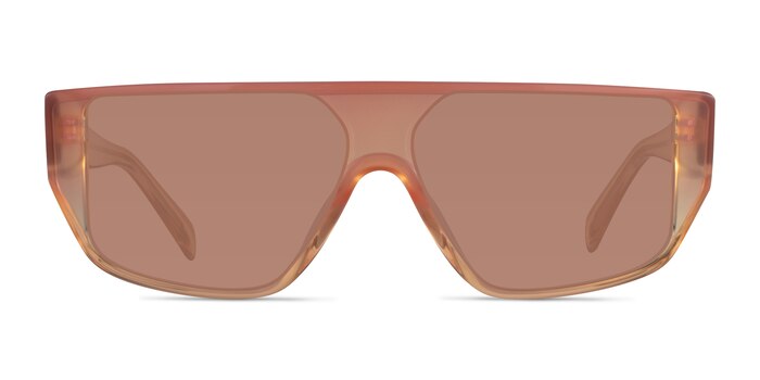 Lina Gradient Orange Acetate Sunglass Frames from EyeBuyDirect