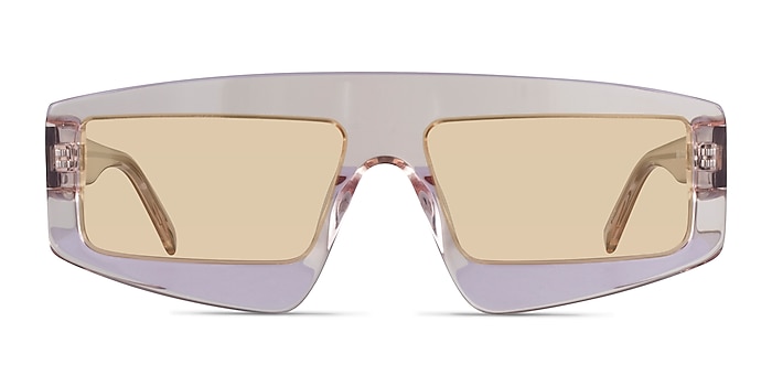 Hanna Crystal Nude Acetate Sunglass Frames from EyeBuyDirect