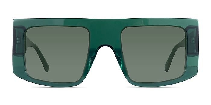 Elias Green Acetate Sunglass Frames from EyeBuyDirect