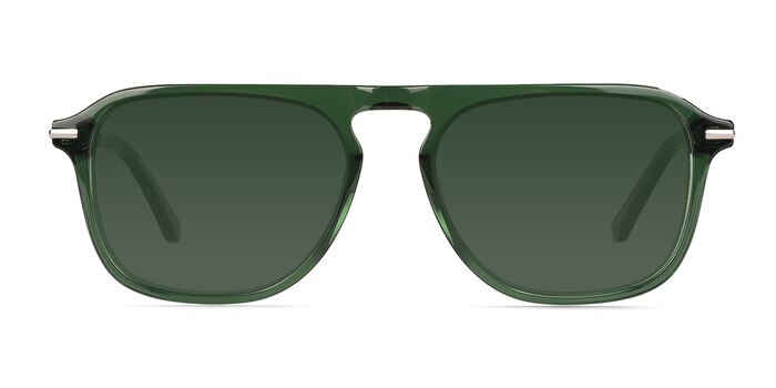 Koontz Crystal Green Acetate Sunglass Frames from EyeBuyDirect