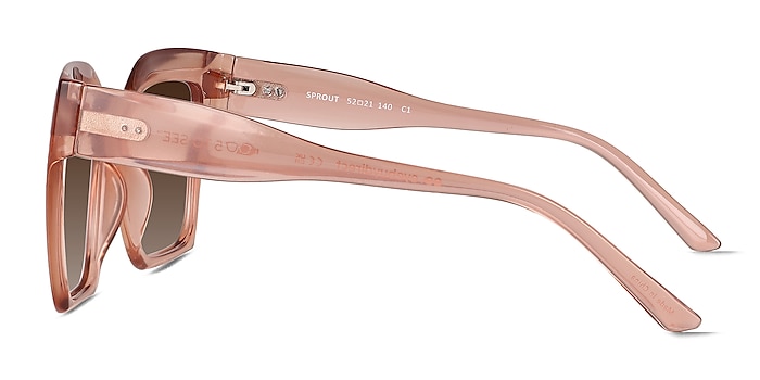 Sprout Crystal Champagne Eco-friendly Sunglass Frames from EyeBuyDirect