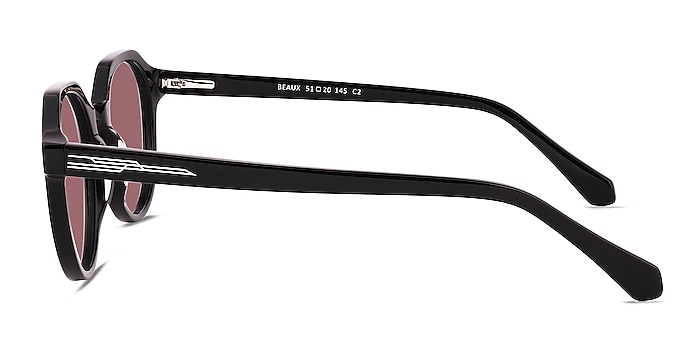 Beaux Black Acetate Sunglass Frames from EyeBuyDirect