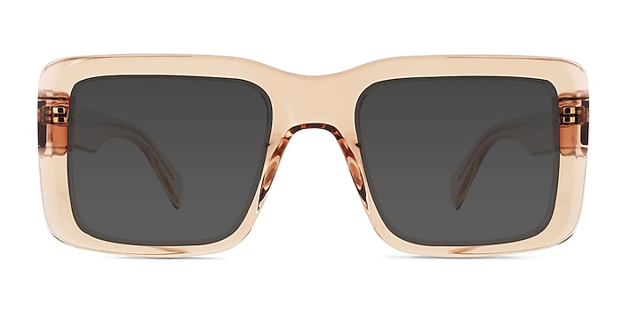 Vinca Crystal Brown Acetate Sunglass Frames from EyeBuyDirect